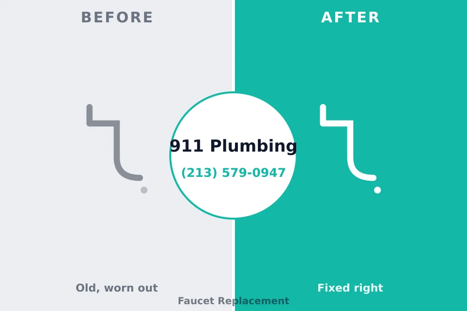 Before and after: plumbing repair Fort Knox, KY
